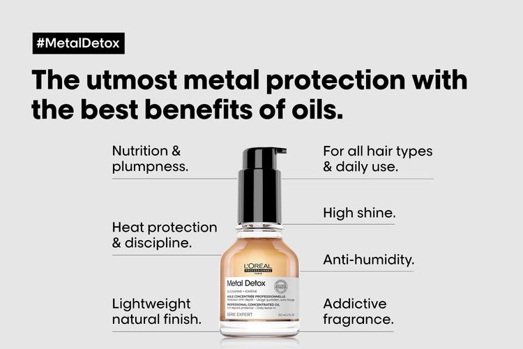 L’Oréal Professionnel Metal Detox Anti-Deposit Protector Concentrated Oil - 50 ml