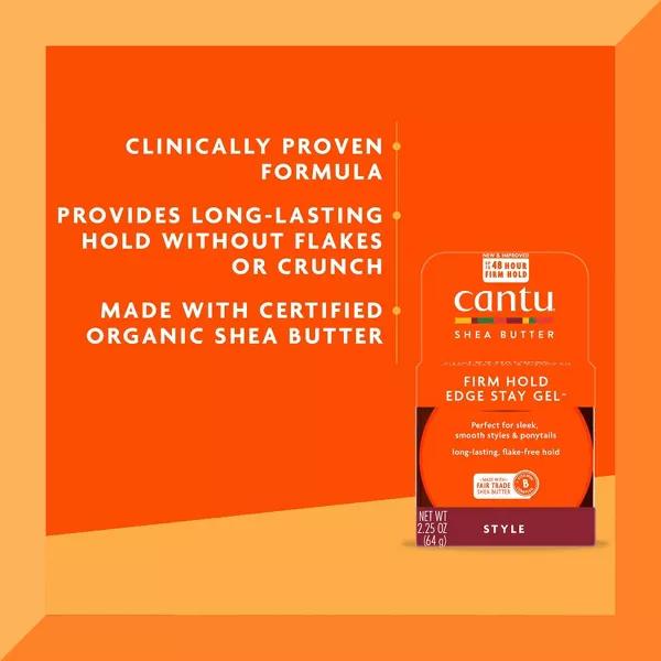 Cantu Extra Hold Edge Stay Gel  - 64 g
