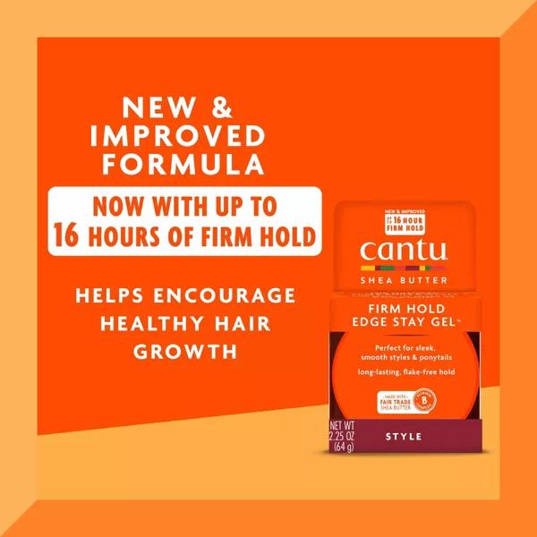 Cantu Extra Hold Edge Stay Gel  - 64 g