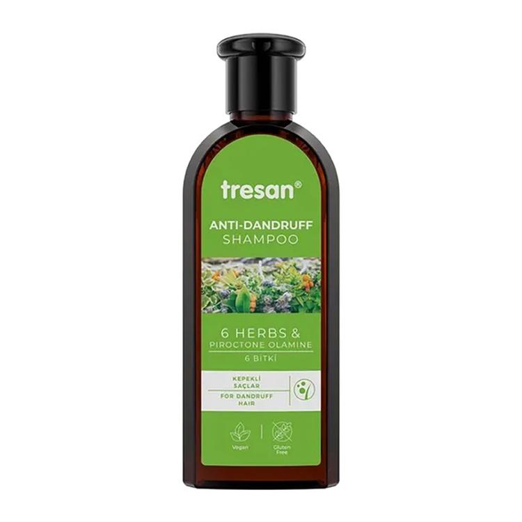 Tresan 6 Herbs Anti-Dandruff Care Shampoo - 300 ml