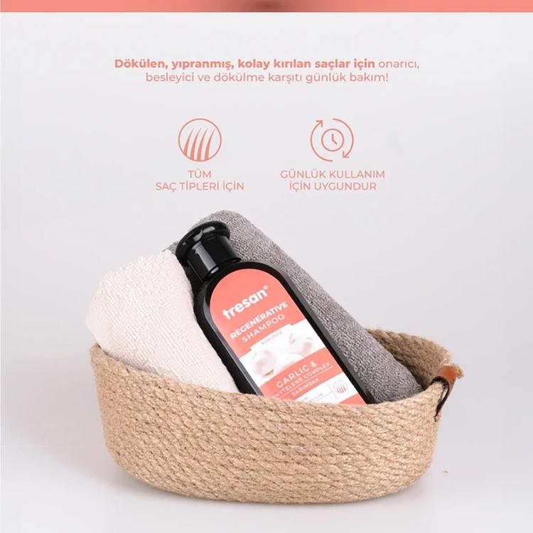 Tresan Garlic Repair Care Shampoo - 300 ml