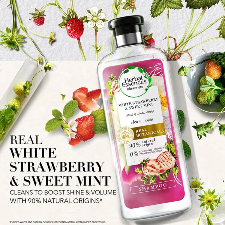 Herbal Essences White Strawberry & Sweet Mint Shampoo - 400 ml