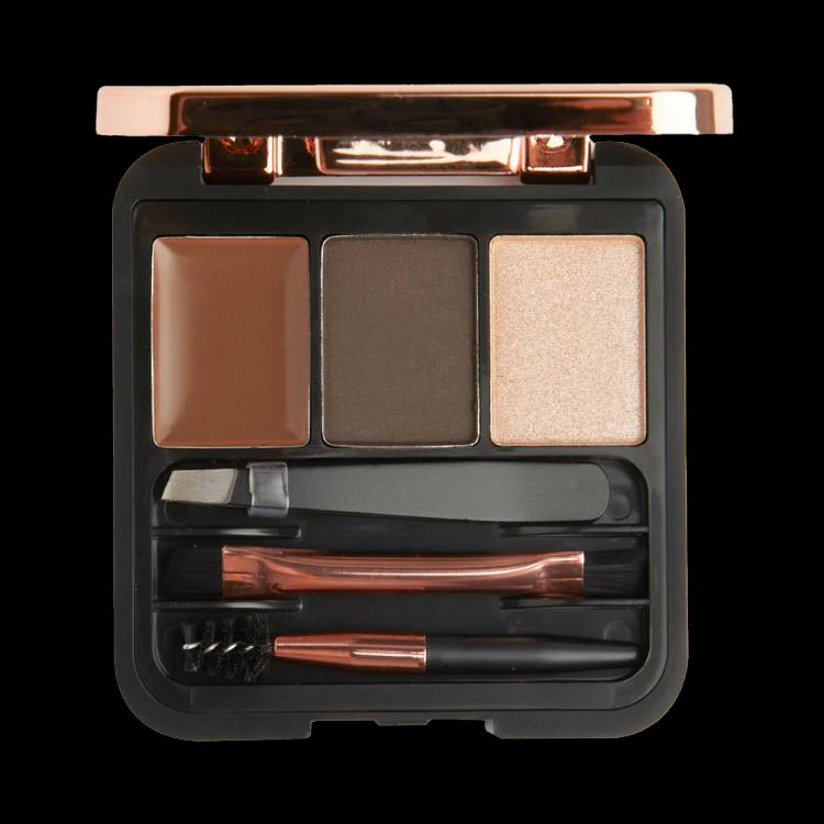 Makeup Revolution Brow Sculpt Kit - Dark Brown