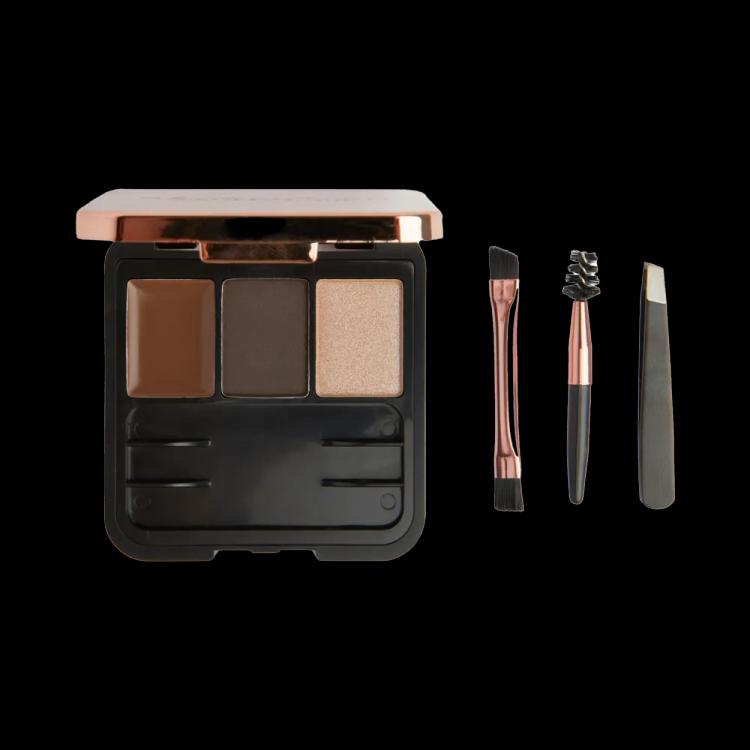 Makeup Revolution Brow Sculpt Kit - Dark Brown