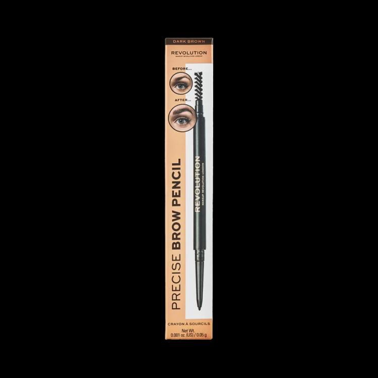 Makeup Revolution Precise Brow Pencil - Dark Brown (0.05 g)