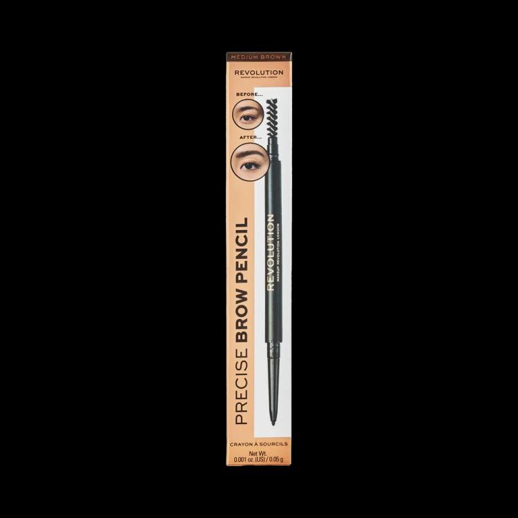 Makeup Revolution Precise Brow Pencil - Medium Brown (0.05 g)