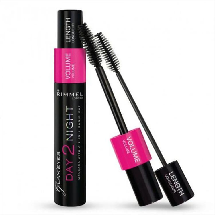 Rimmel London Day 2 Night Waterproof Mascara - Black (9.5 ml)