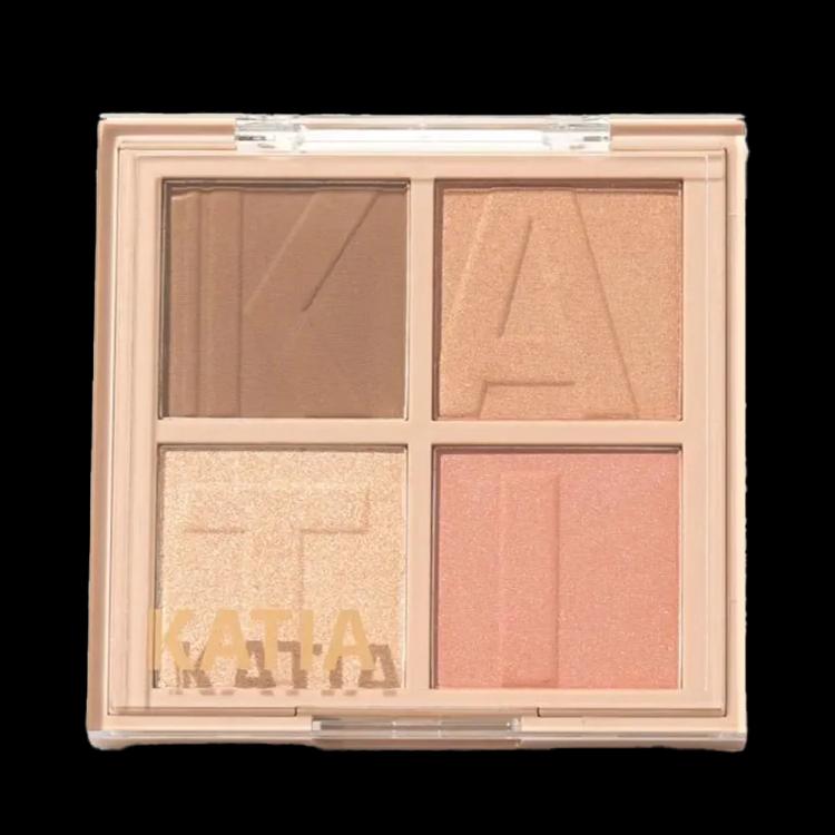 KATIA Bronzer, Blusher, Highlighter Palette - Sugar Cheeks