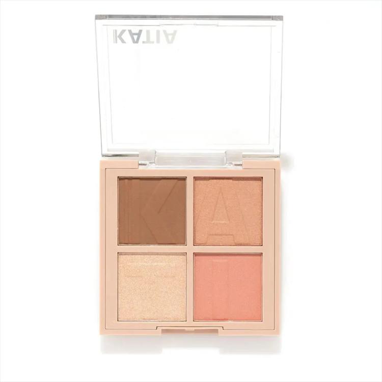 KATIA Bronzer, Blusher, Highlighter Palette - Sugar Cheeks