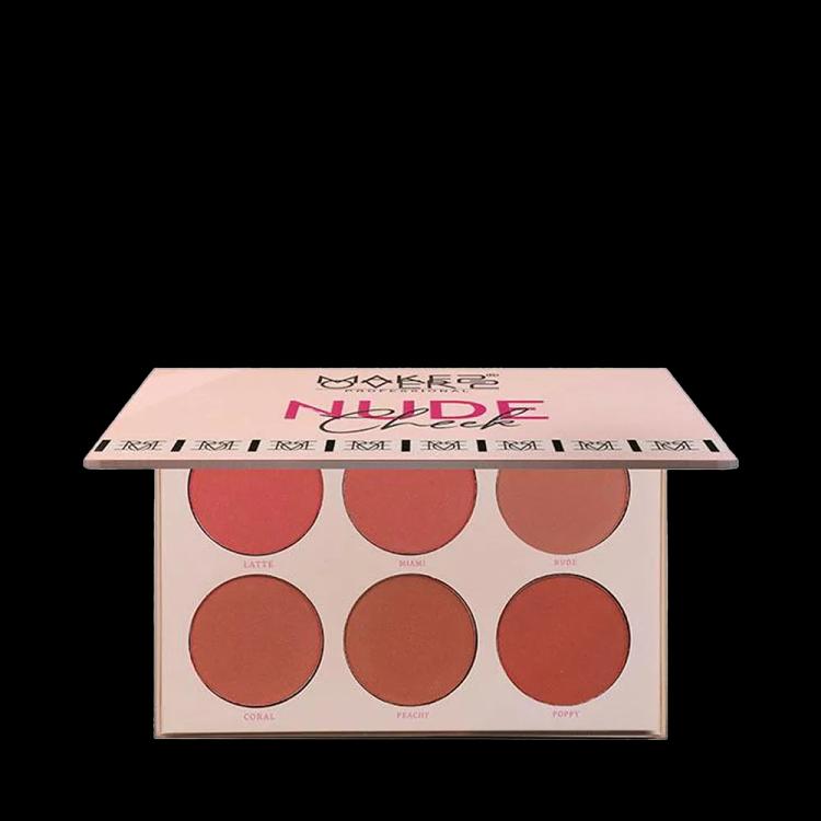 Make Over 22 Palette Blush Set 6 Colour - M3202 Nude Cheek