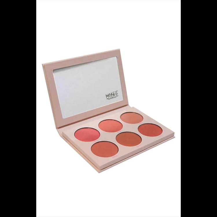 Make Over 22 Palette Blush Set 6 Colour - M3202 Nude Cheek