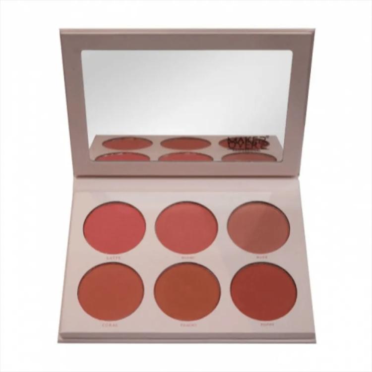Make Over 22 Palette Blush Set 6 Colour - M3202 Nude Cheek