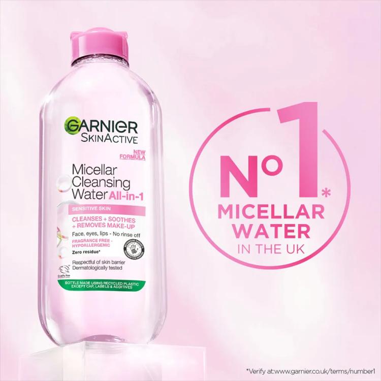 Garnier Micellar Cleansing Water for Sensitive Skin Makeup Remover - 400 ml