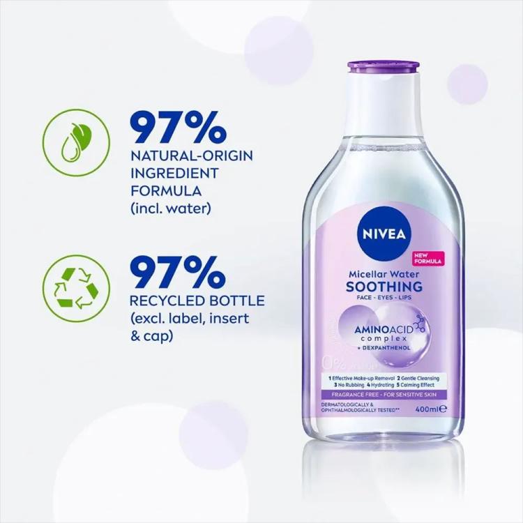 Nivea Soothing Micellar Water - 400 ml