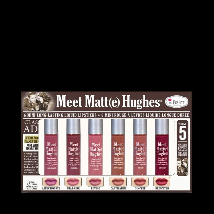 The Balm Meet Matt(e) Hughes Mini Lipstick Set - Vol. 5 (6 pcs)