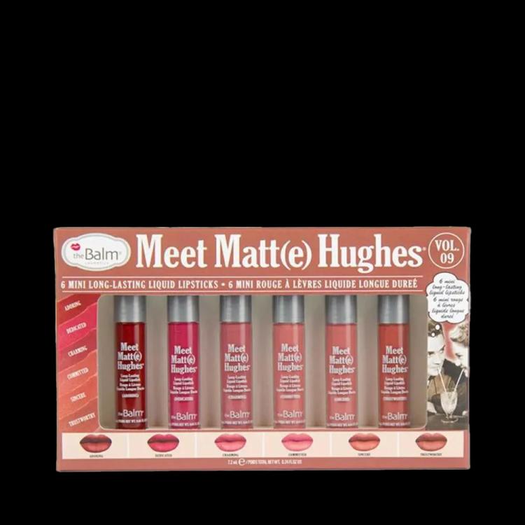 The Balm Meet Matt(e) Hughes Mini Lipstick Set - Vol. 4 (6 pcs)