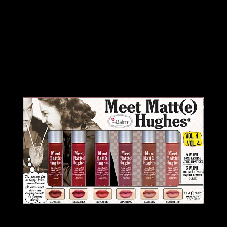 The Balm Meet Matt(e) Hughes Mini Lipstick Set - Vol. 4 (6 pcs)