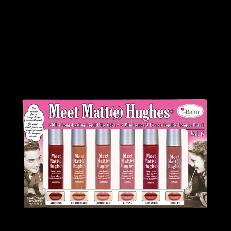 The Balm Meet Matt(e) Hughes Mini Lipstick Set - Vol. 6 (6 pcs)
