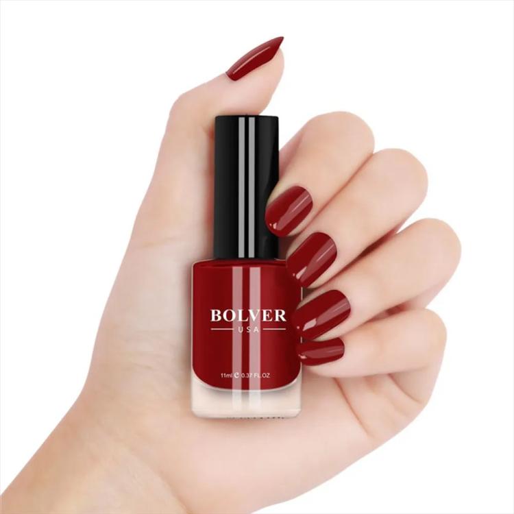 Bolver USA Nail Polish - 602 Red Cherry (11 ml)