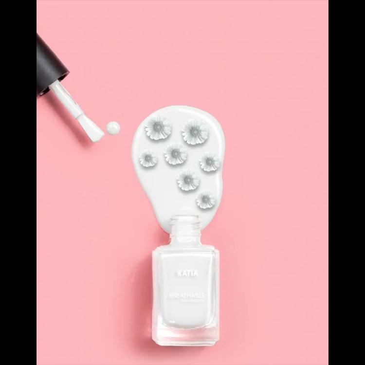 Katia Breathable Nail Lacquer - K53 White (11 ml )
