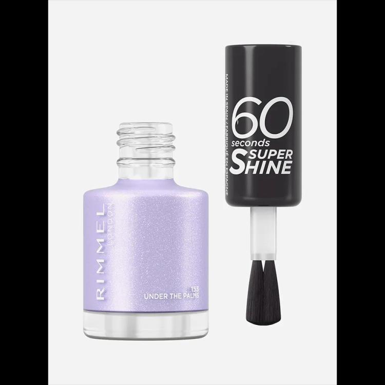 Rimmel London 60 Seconds Super Shine Nail Polish - 153 Under The Palms (8 ml)