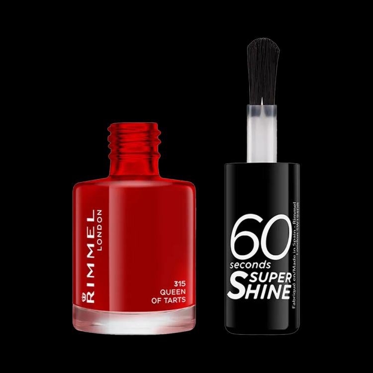 Rimmel London 60 Seconds Super Shine Nail Polish - 315 Queen Of Tarts (8 ml)