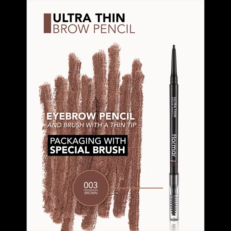 Flormar Ultra Thin Brow Pencil - 03 Brown (0.14 g)