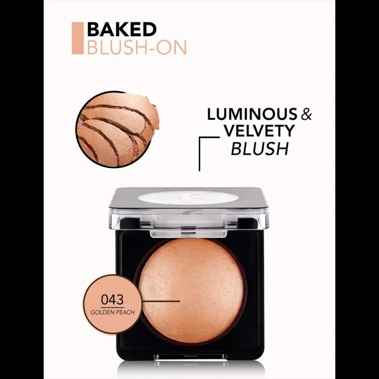 Flormar Baked Blush-On - 043 Golden Peach