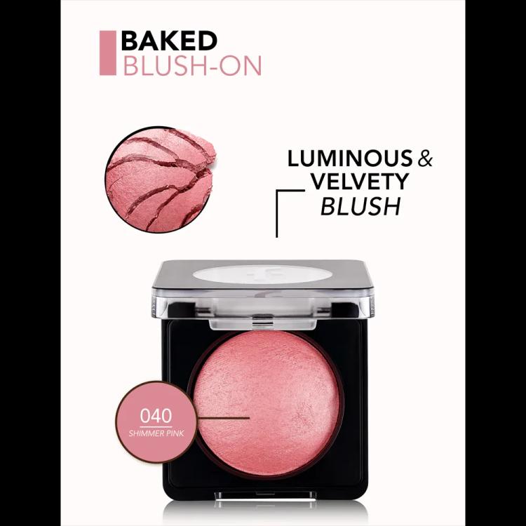 Flormar Baked Blush-On - 040 Shimmer Pink