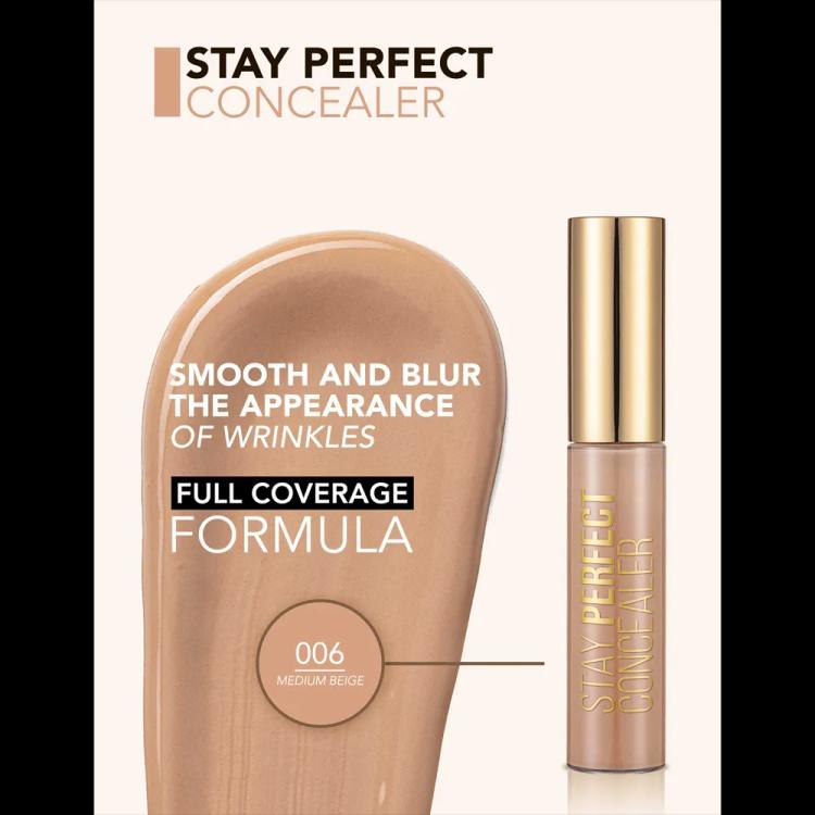 Flormar Stay Perfect Concealer - 006 Medium Beige (12.5 ml)