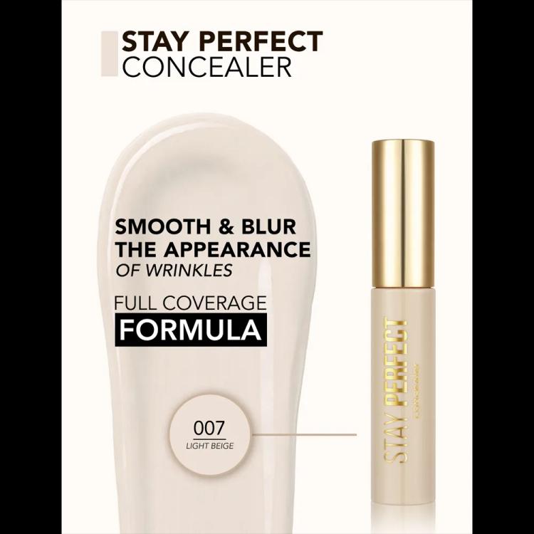 Flormar Stay Perfect Concealer - 007 Light Beige (12.5 ml)