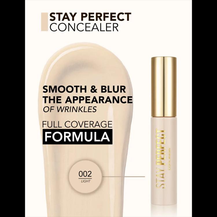 Flormar Stay Perfect Concealer - 002 Light (12.5 ml)