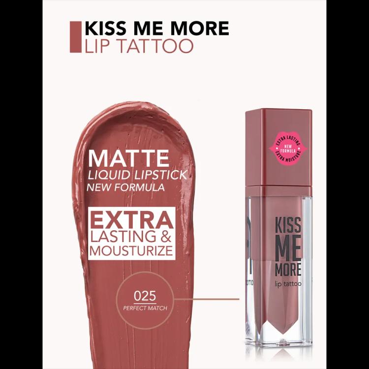 Flormar Kiss Me More Lip Tattoo - 025 Perfect Match