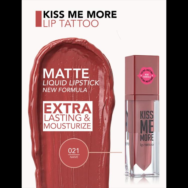 Flormar Kiss Me More Lip Tattoo - 021 Naive