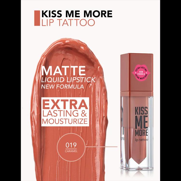 Flormar Kiss Me More Lip Tattoo - 019 Caramel
