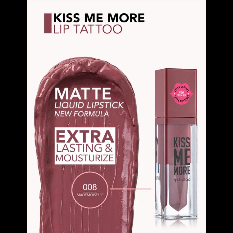 Flormar Kiss Me More Lip Tattoo - 008 Mademoiselle