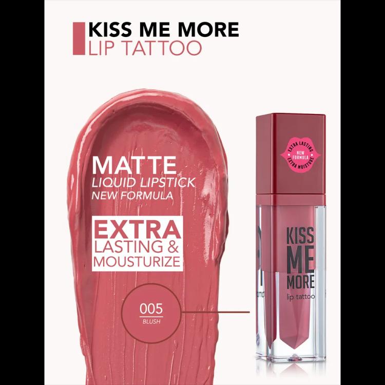 Flormar Kiss Me More Lip Tattoo - 005 Blush