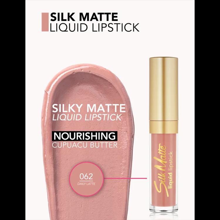 Flormar Silk Matte Liquid Lipstick - 062 Daily Latte
