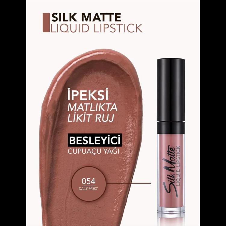 Flormar Silk Matte Liquid Lipstick - 054 Daily Must