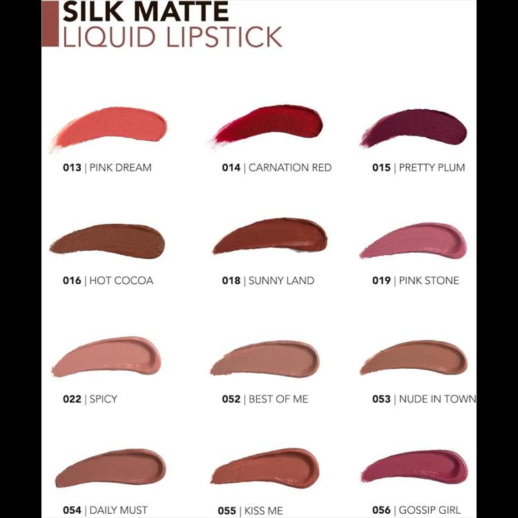 Flormar Silk Matte Liquid Lipstick - 054 Daily Must