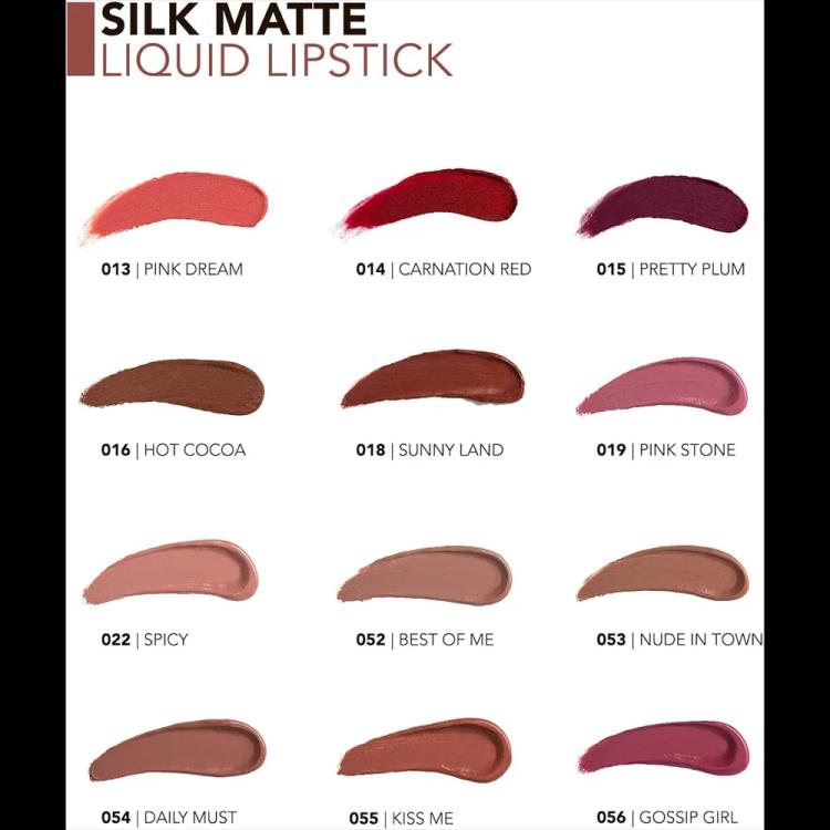 Flormar Silk Matte Liquid Lipstick - 054 Daily Must
