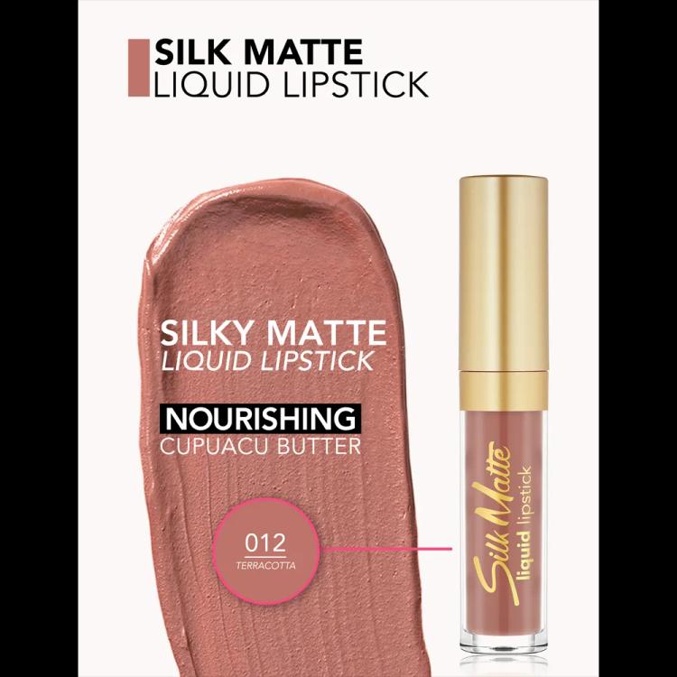 Flormar Silk Matte Liquid Lipstick - 012 Terracotta