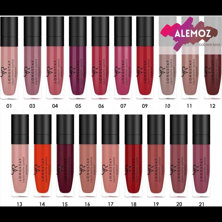 Golden Rose Mini Longstay Liquid Matte Lipstick - 19