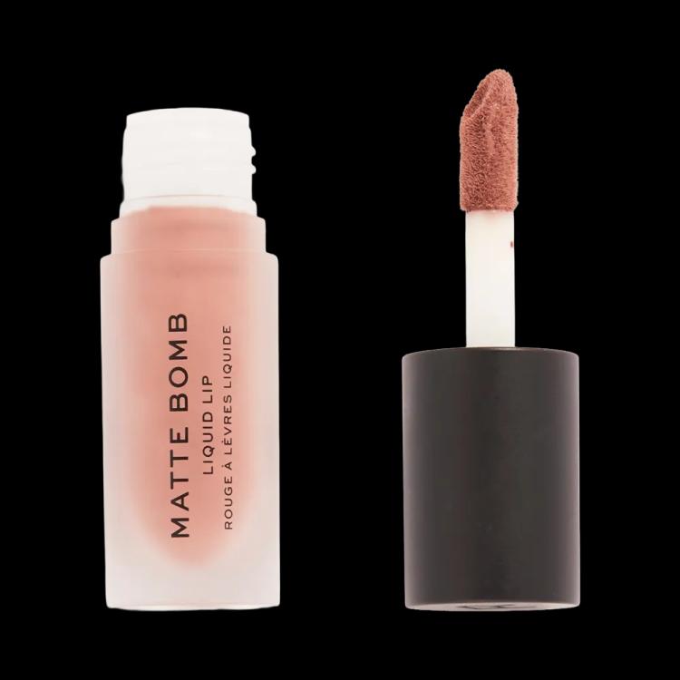 Makeup Revolution Matte Bomb Liquid Lipstick - Delicate Brown