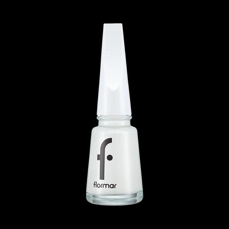 Flormar Nail Enamel - 400 Bright White New (11 ml)