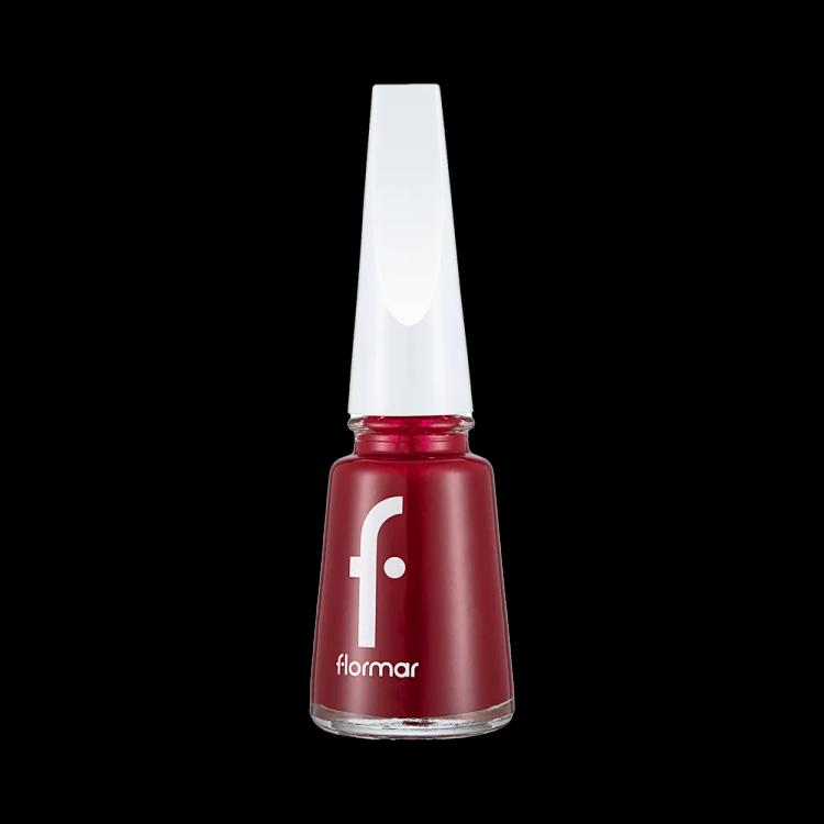Flormar Nail Enamel - 406 Dark Red New (11 ml)
