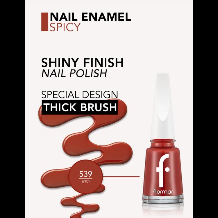 Flormar Nail Enamel - 539 Spicy (11 ml)