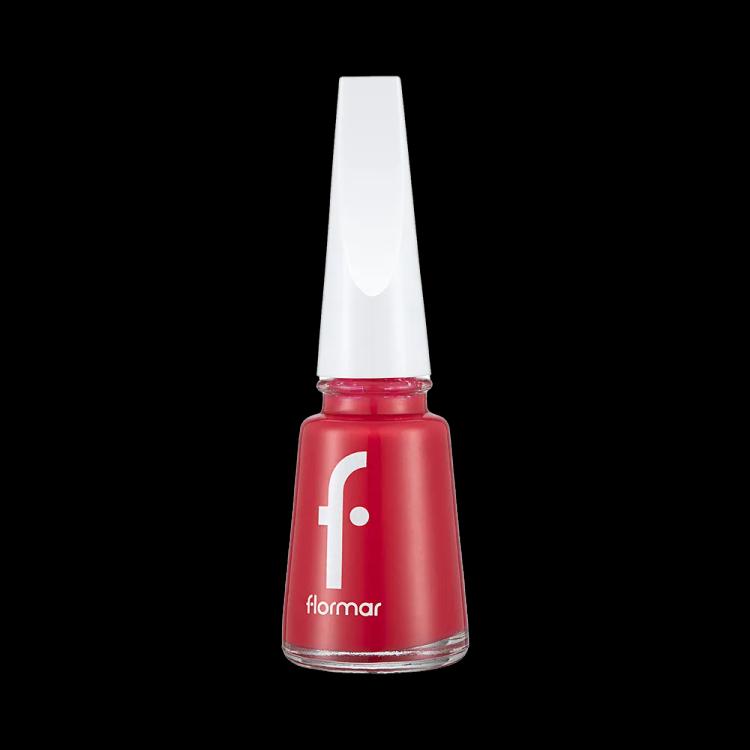 Flormar Nail Enamel - 377 Red Coral New (11 ml)