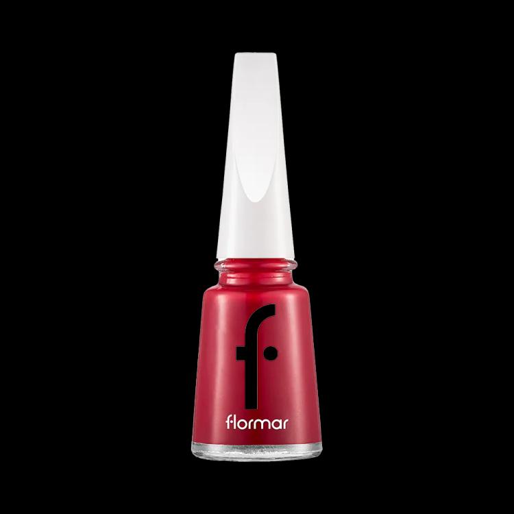 Flormar Nail Enamel - 048 Fiery Red New (11 ml)