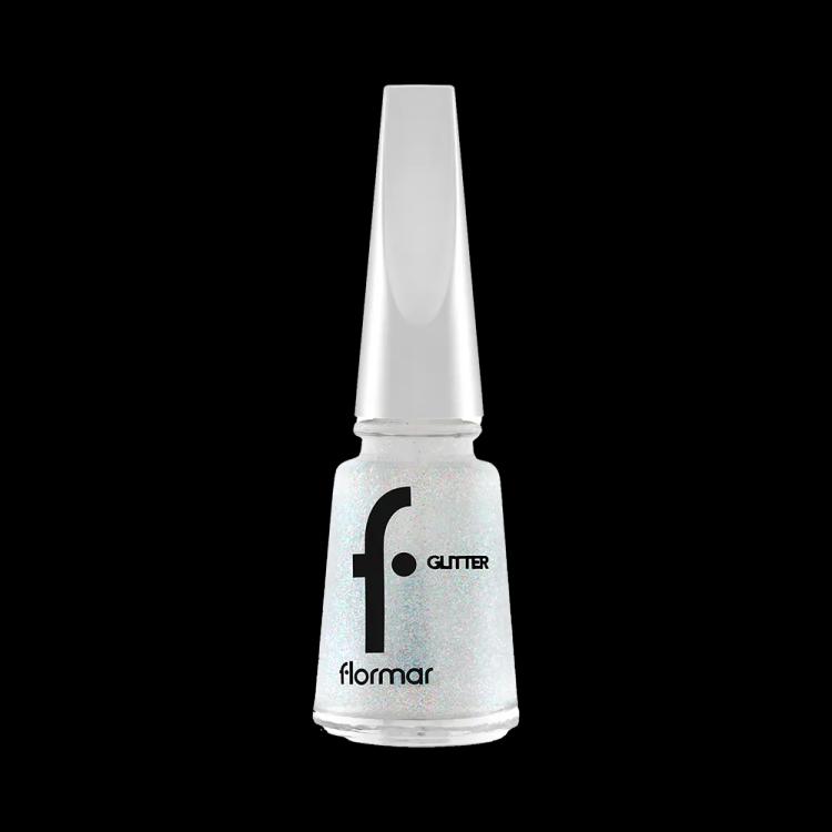 Flormar Glitter Nail Enamel - GL37 Glitter Touch (11 ml)